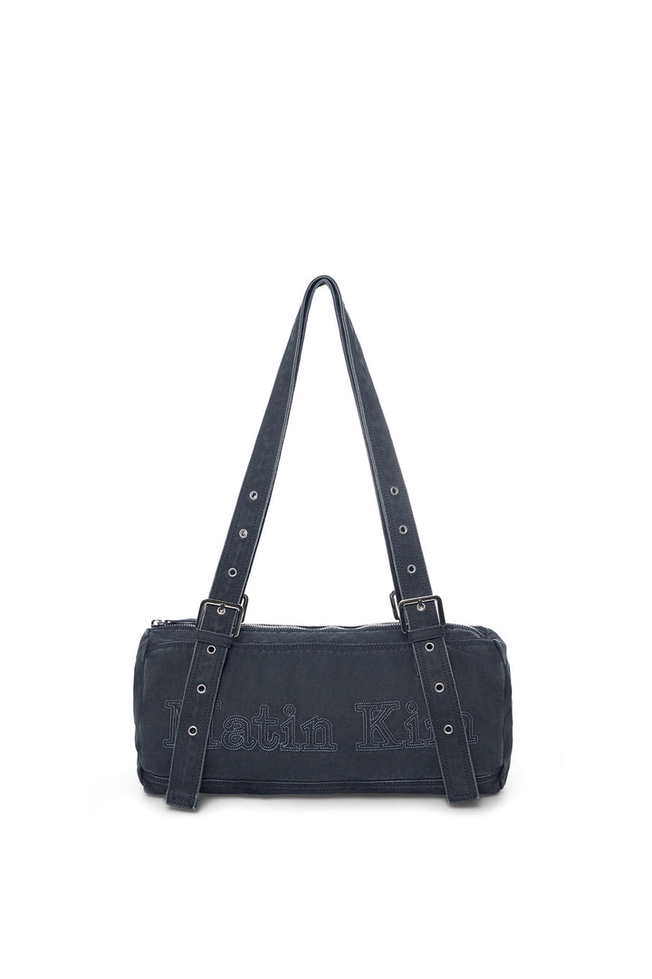 Matinkim Vintage Washed Cotton Duffel Bag IN Navy