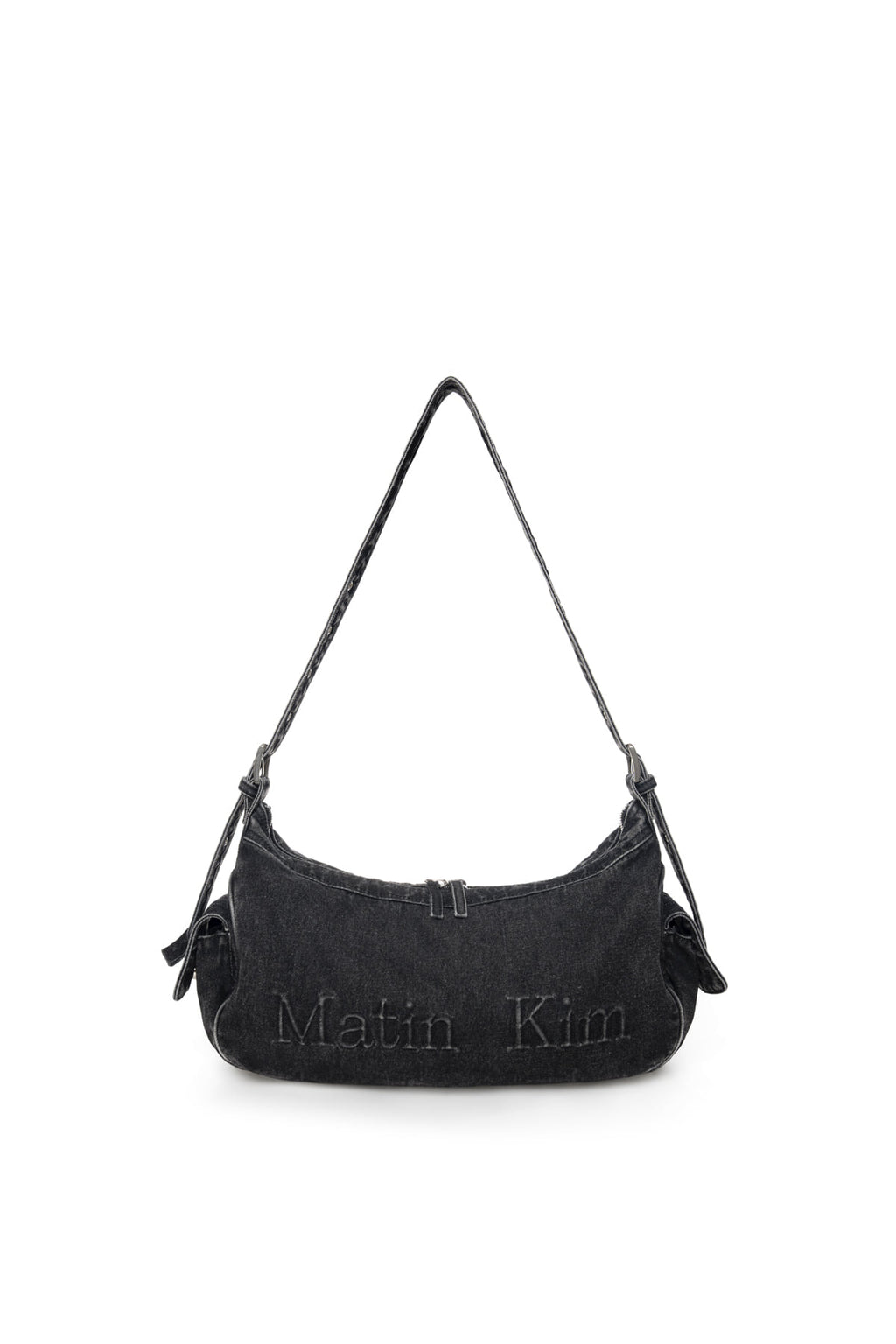 Matinkim Matin Dust Denim Side Pocket Bag IN Black