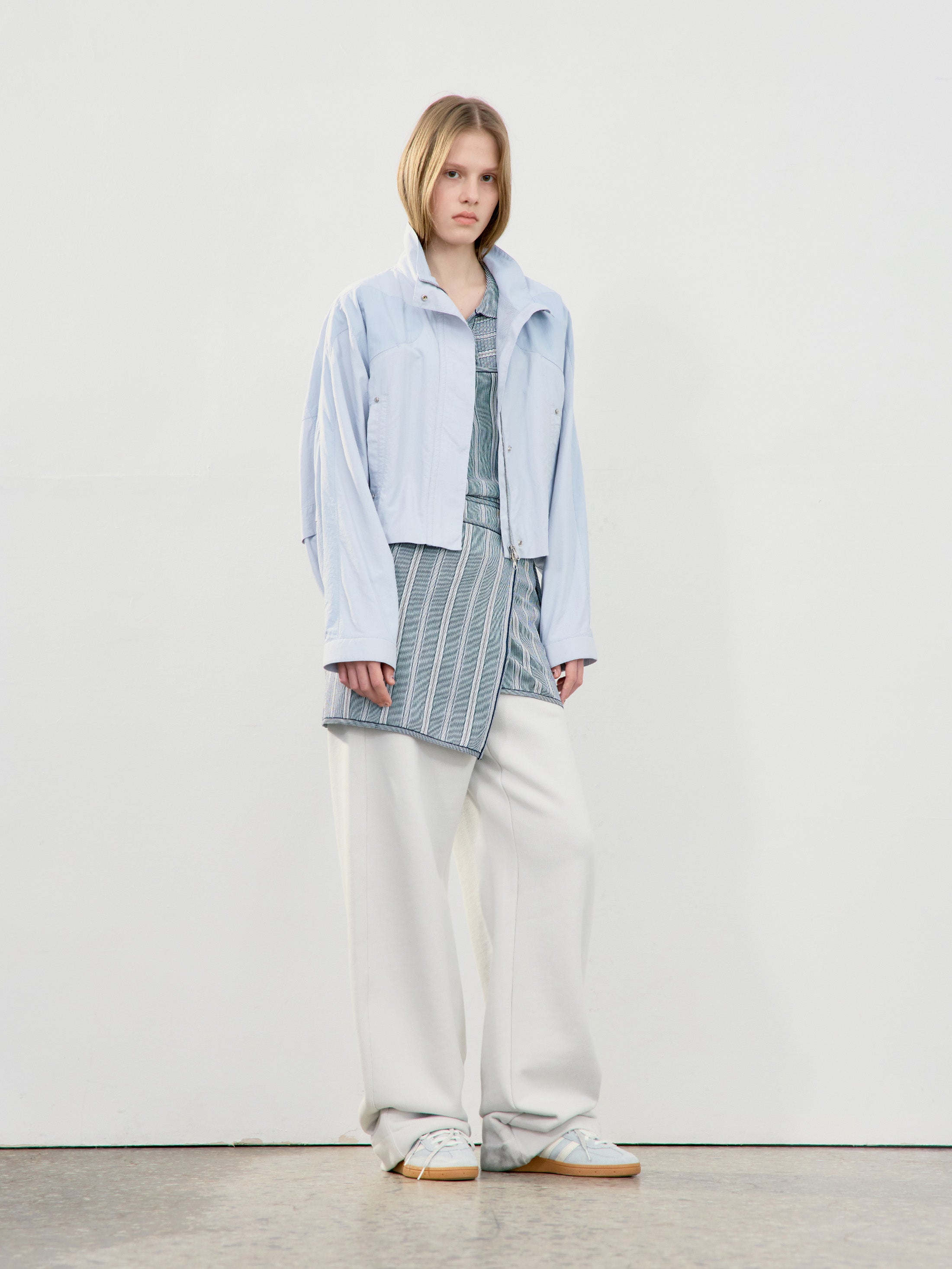Low Classic Jersey Cocoon Fit Pants Light Grey