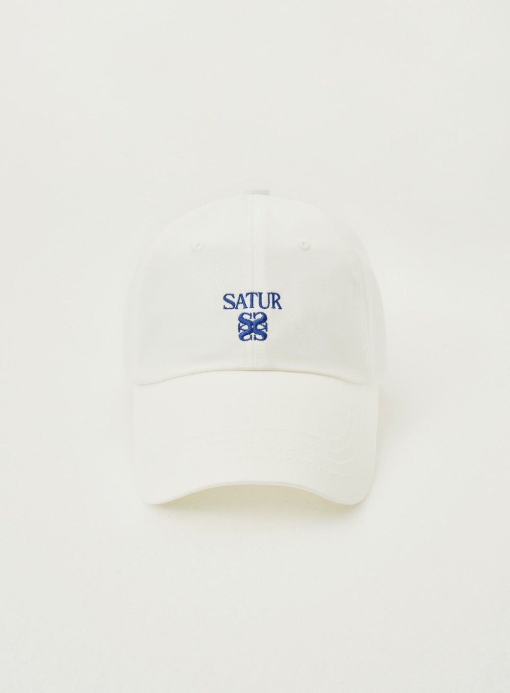 [satur] Classic Logo Ball Cap - White