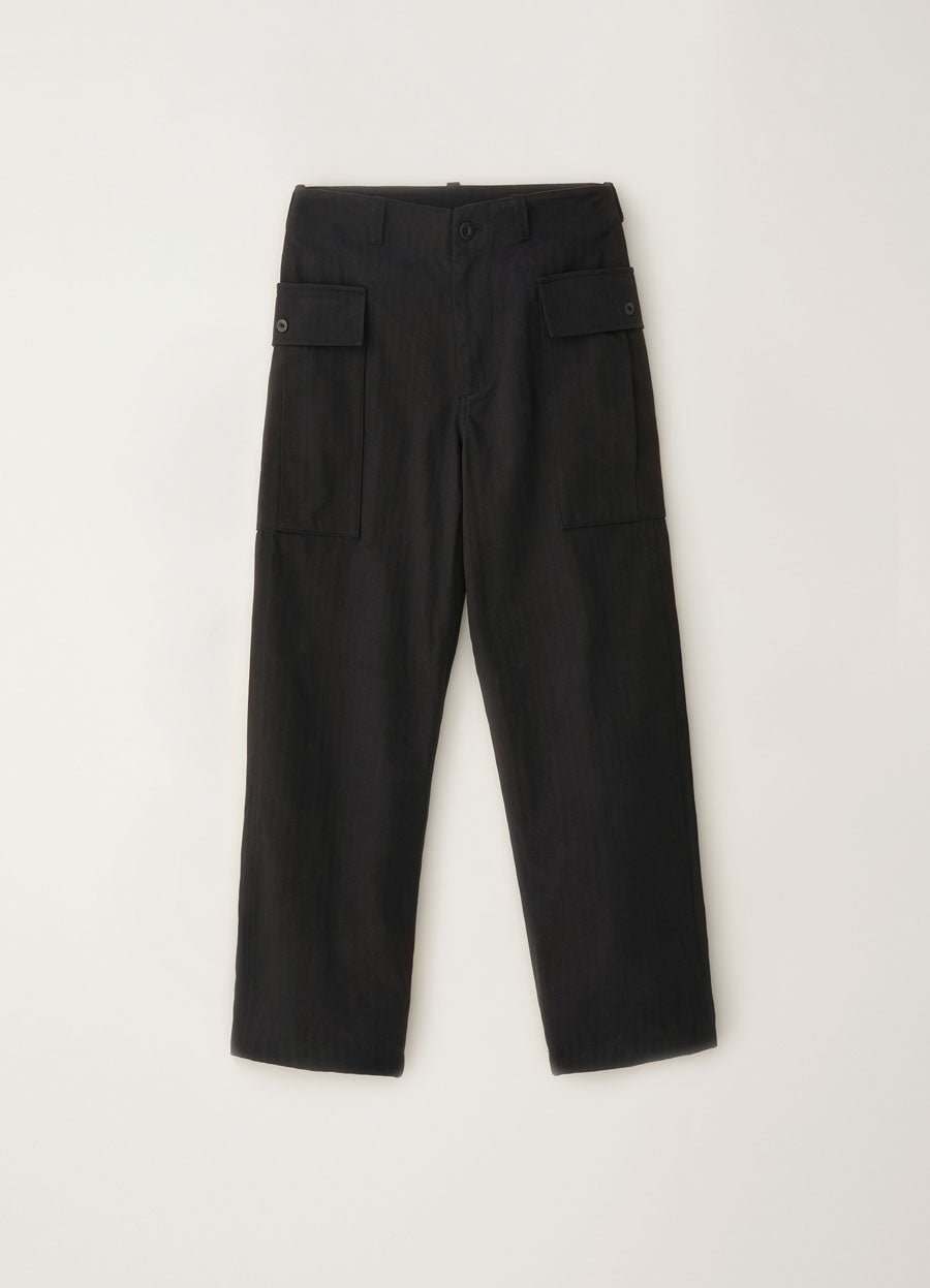 Nothing Written Washed cargo pants (Black)