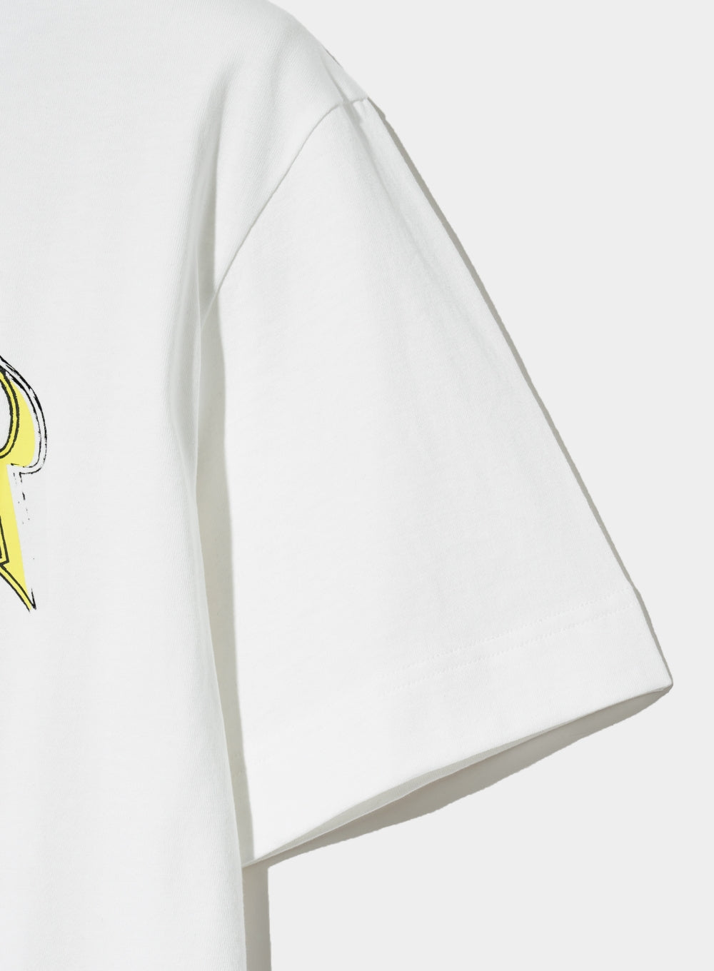 [satur] (W) Citron Summer Graphic T-Shirt - Saturday White