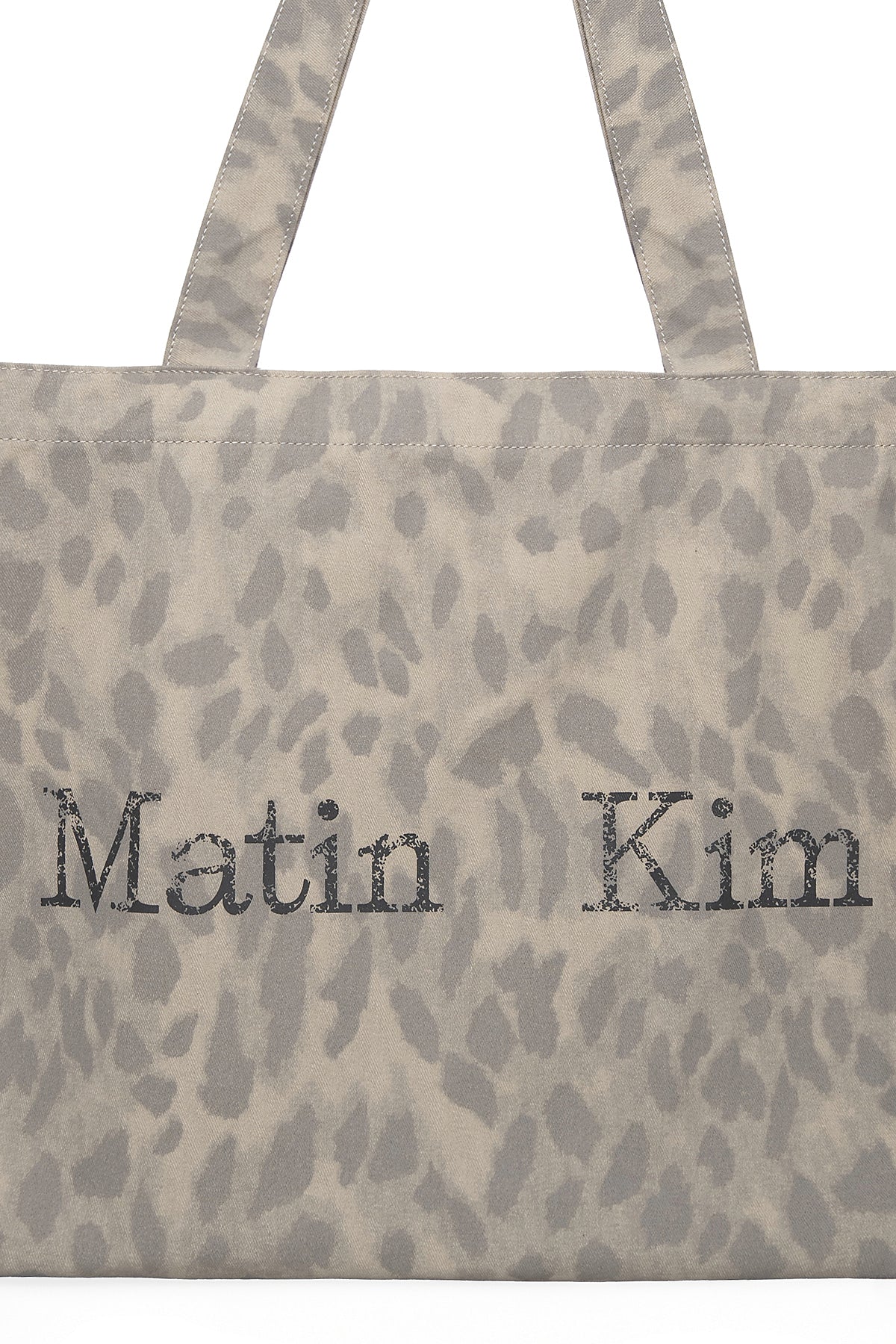 Matinkim Matin Washed Pattern Ecobag IN Light Grey