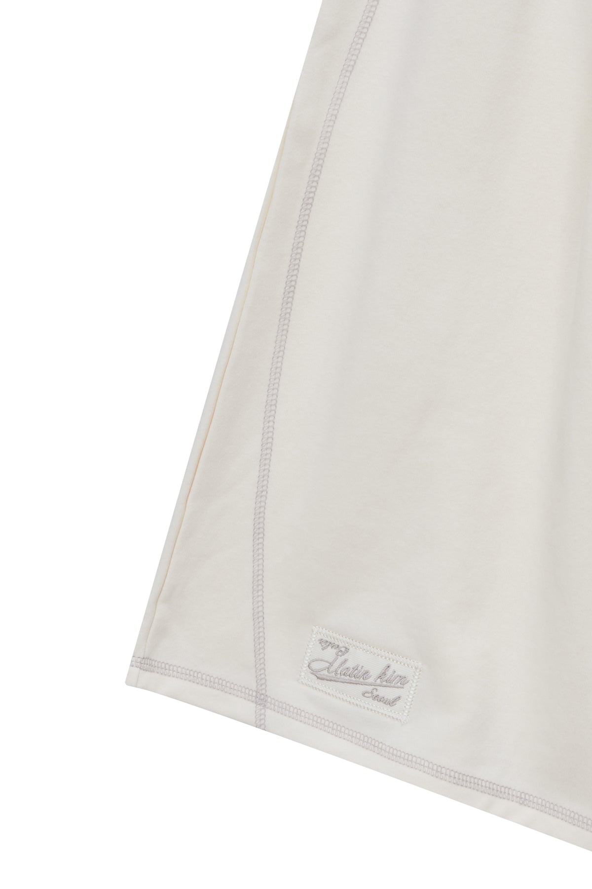 Matinkim Stitch Label Half Sweatshorts IN Ivory