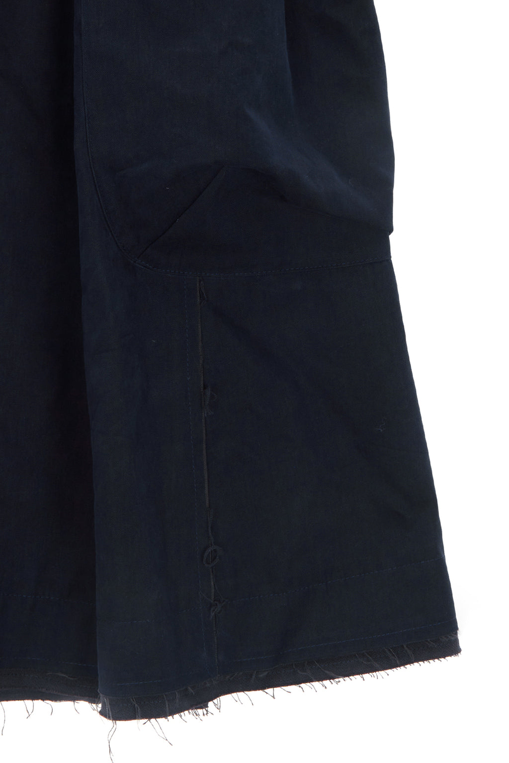 [matinkim] BIG POCKET CARGO MIDI SKIRT IN CHARCOAL