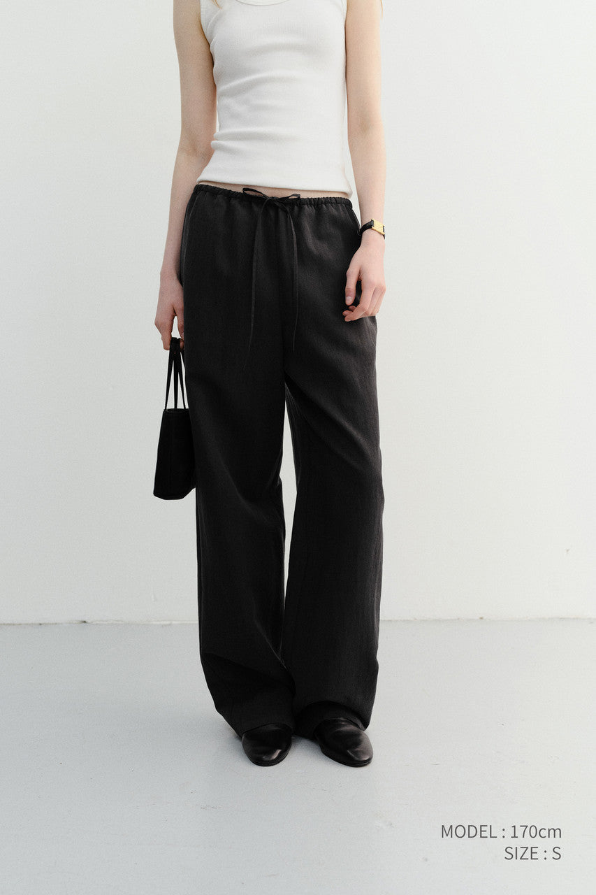 Dunst Summer String Pants Black