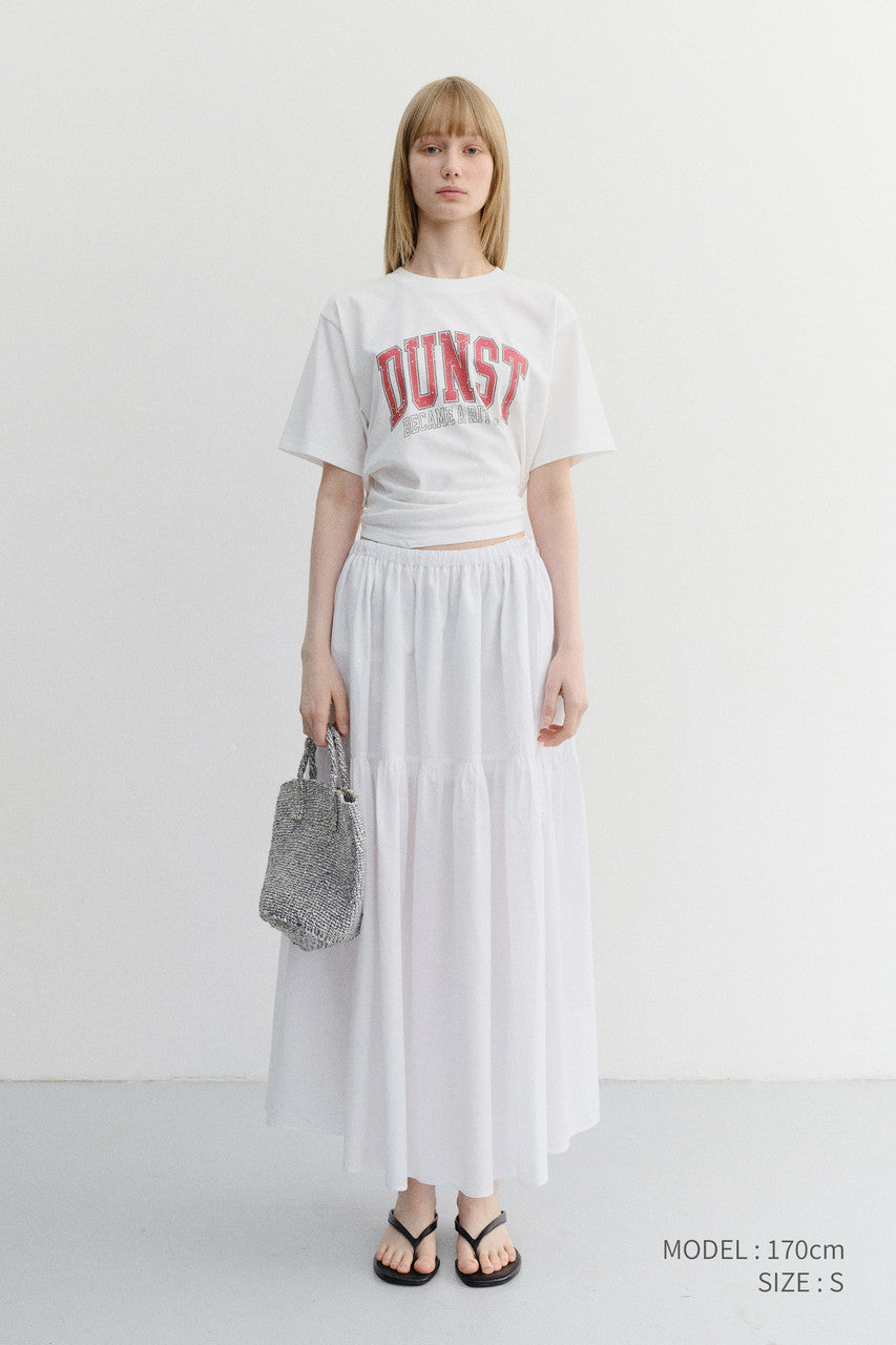 Dunst Unisex Vintage Arch Logo T-Shirt Off White