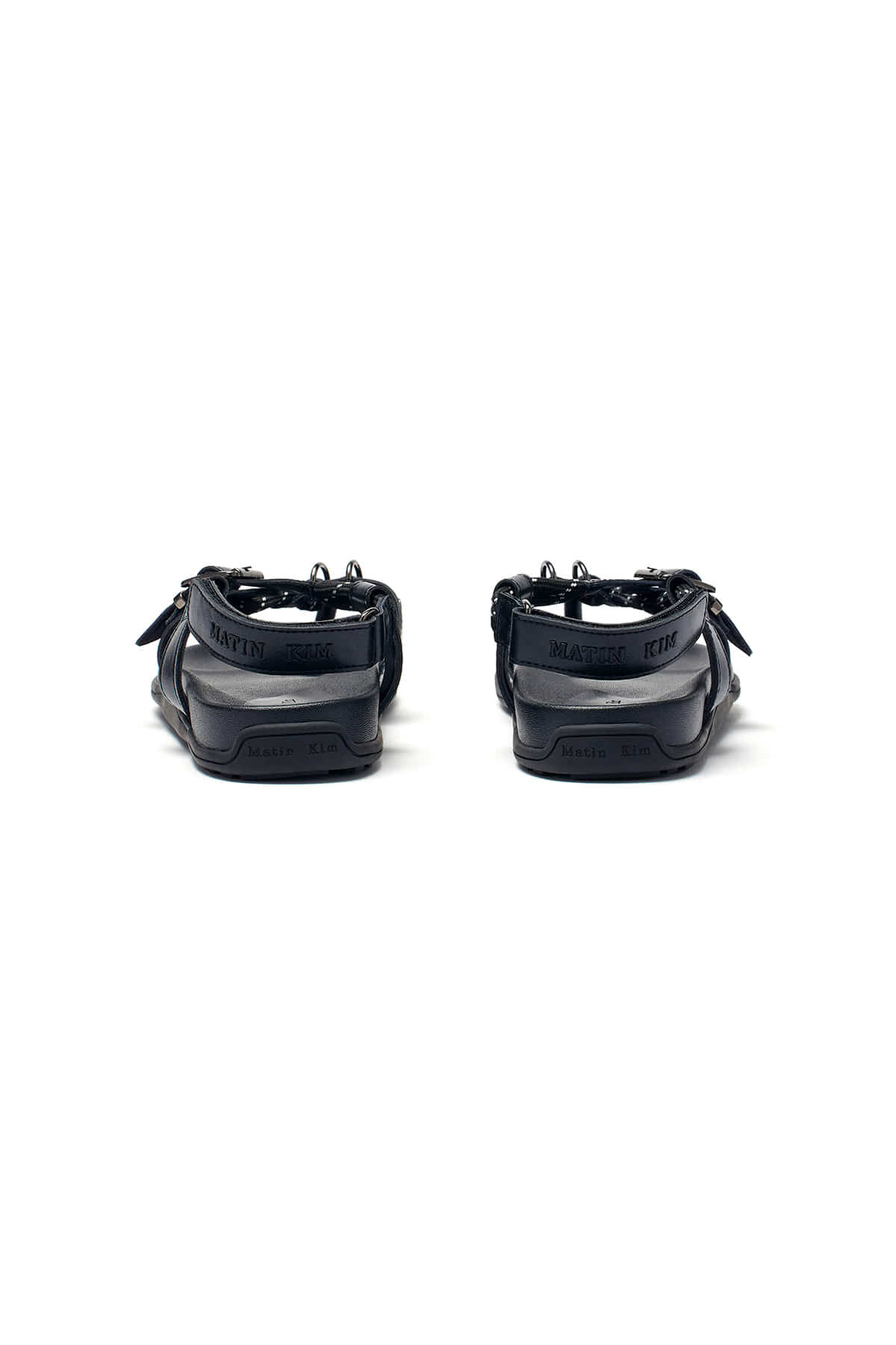 [matinkim] STRING FLIP FLOP SANDAL IN BLACK