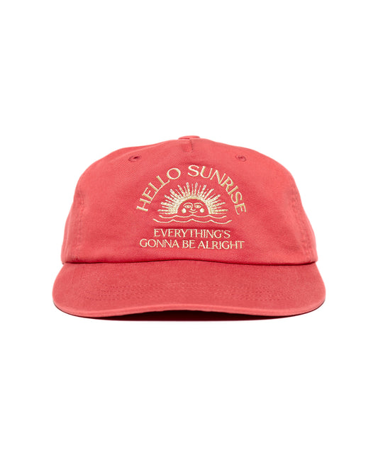 HS Arch Logo 5Panel Cap_Vintage Red