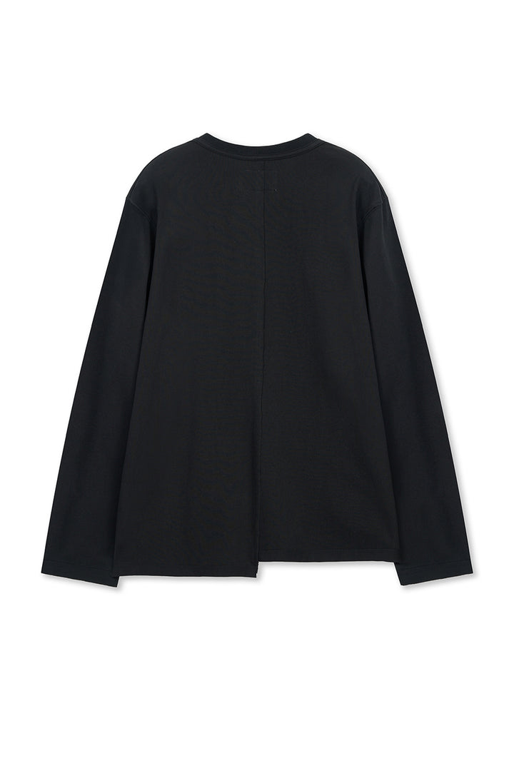 Matinkim Asymmetric Logo Top IN Black