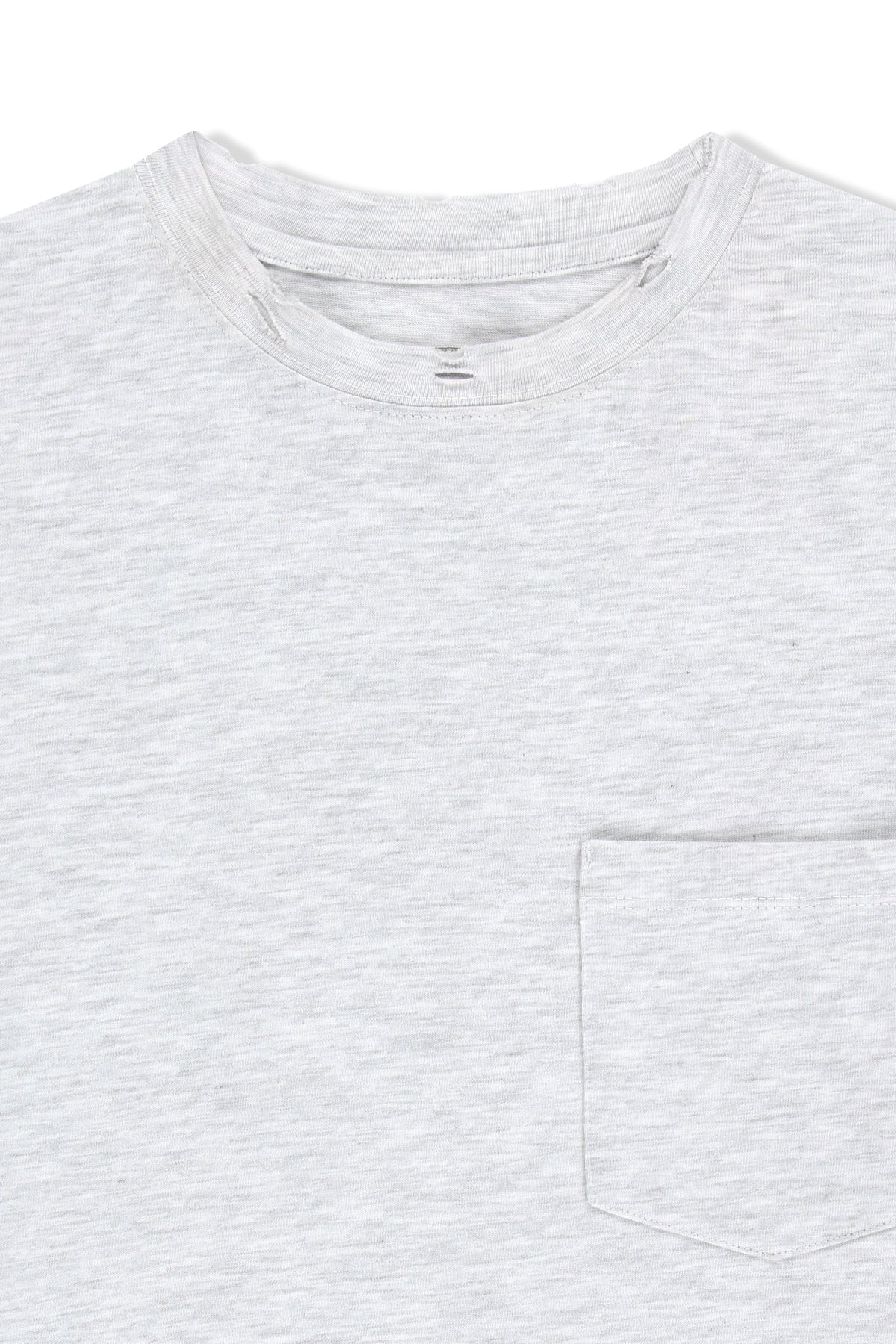 Matinkim Calligraphy Back Logo Pocket Top IN Light Grey