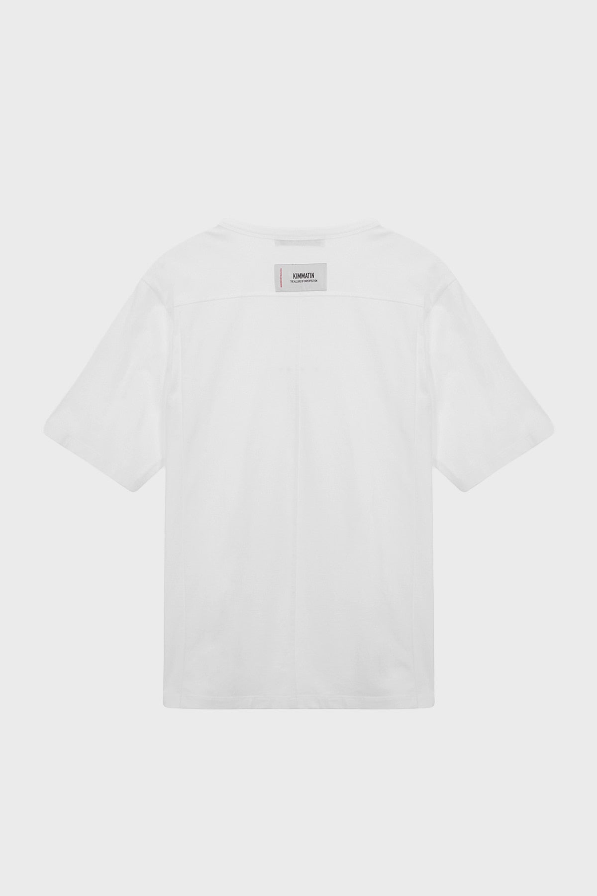 Matinkim Shoulder Hole Half Sleeve Top IN White