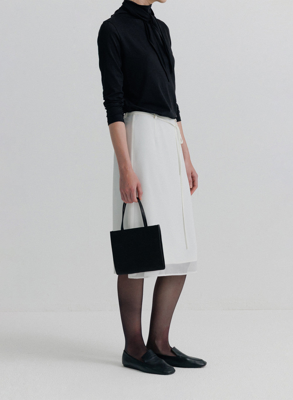 Kindersalmon Lucius Midi Skirt Bone