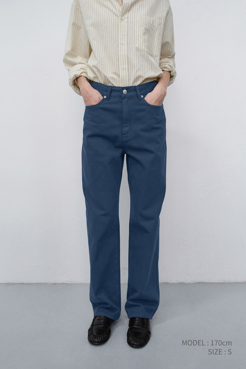Dunst Essential Straight Colored Jeans Blue Navy