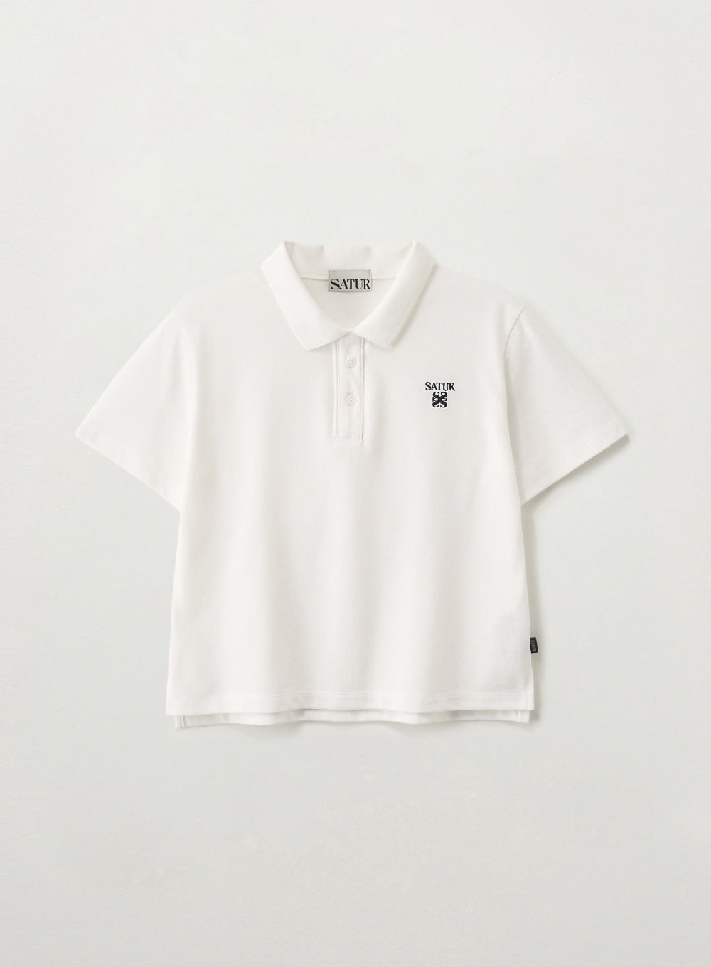 Satur (W) Loren Pique Polo T-Shirt - White