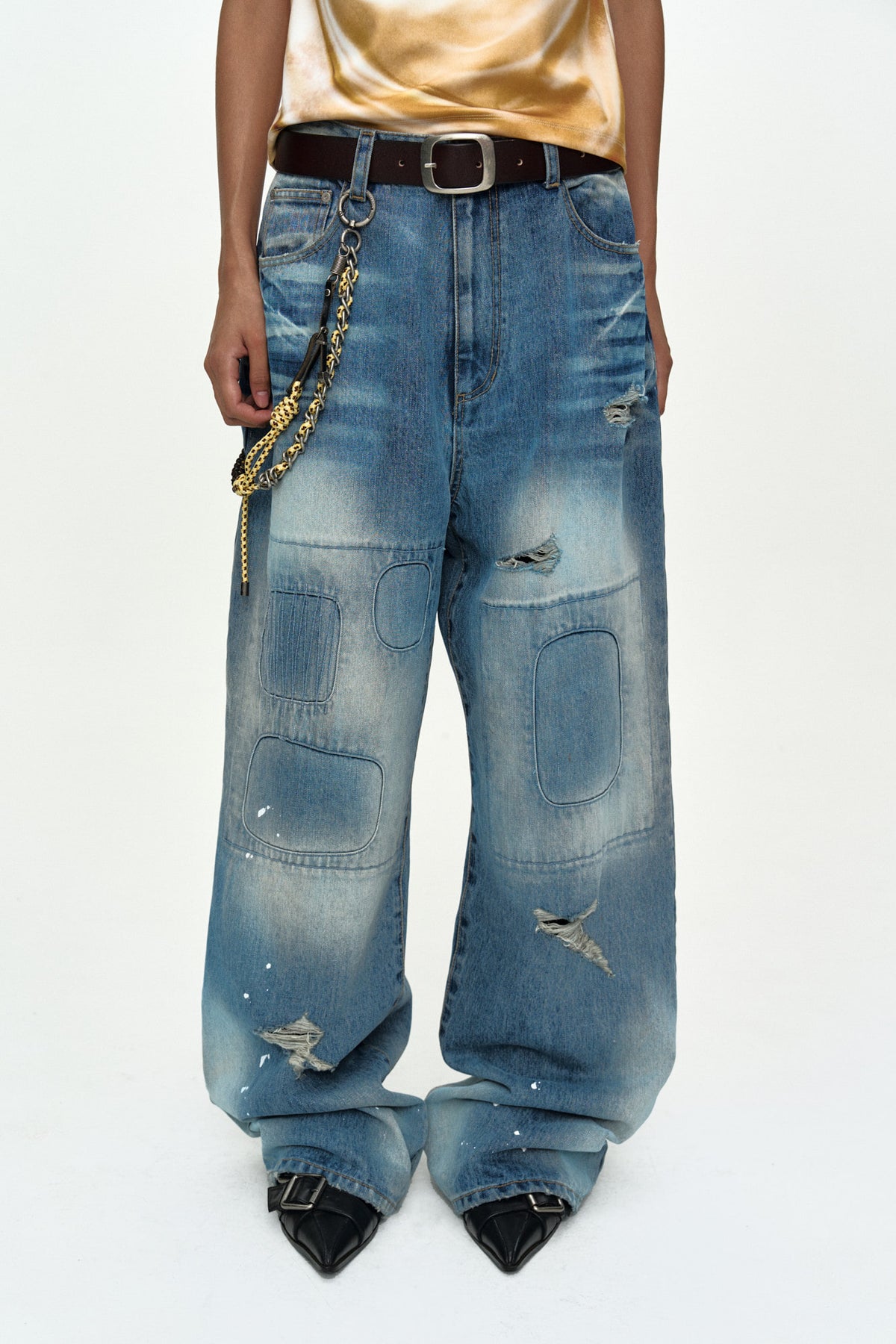 Andersson Bell Repair Loose-Fit Jeans