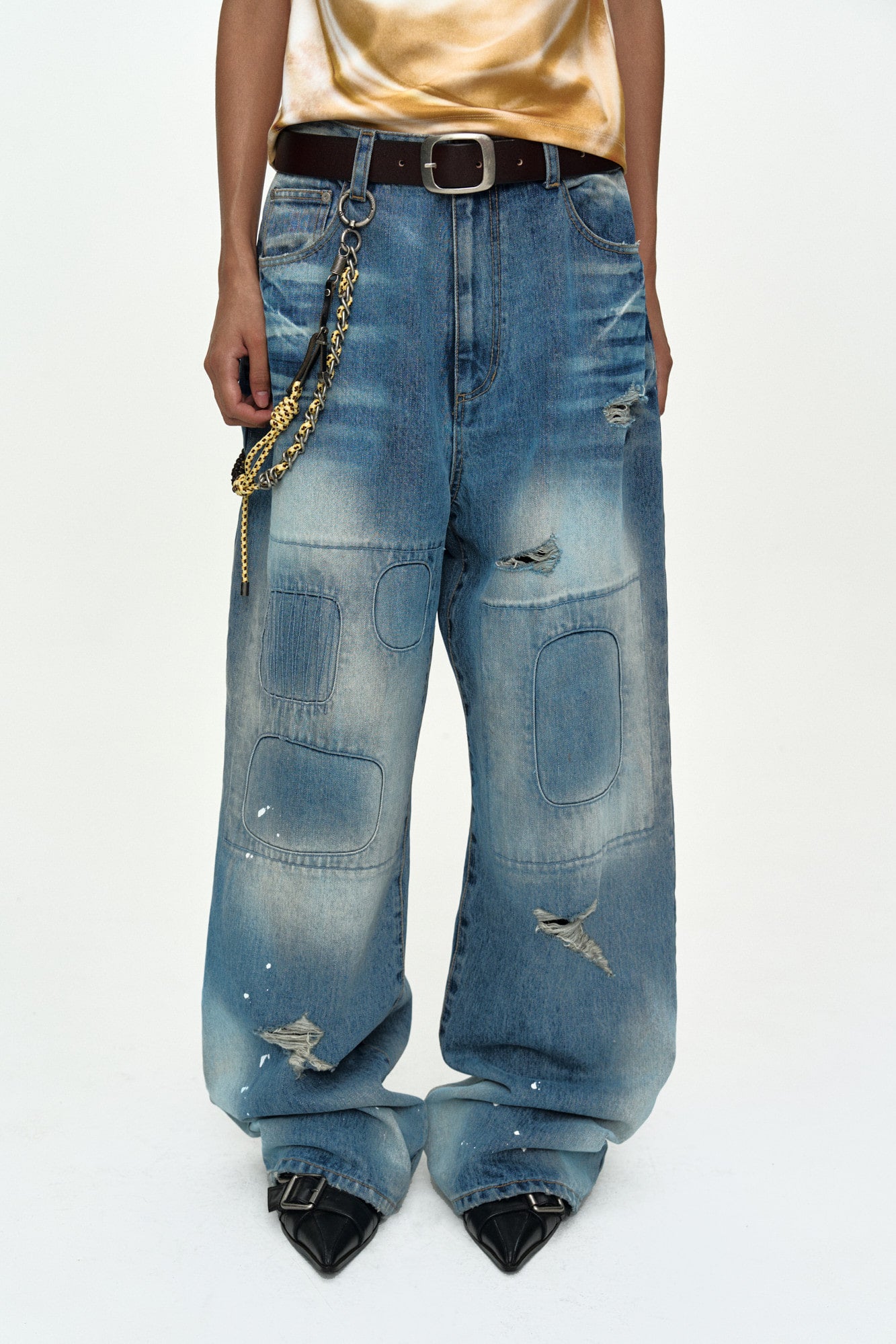 Andersson Bell Repair Loose-Fit Jeans