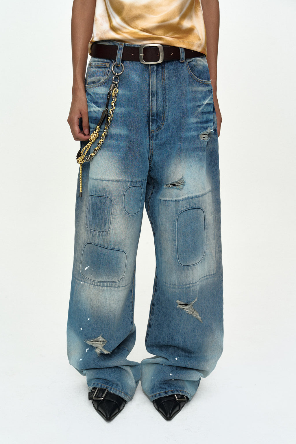Andersson Bell Repair Loose-Fit Jeans