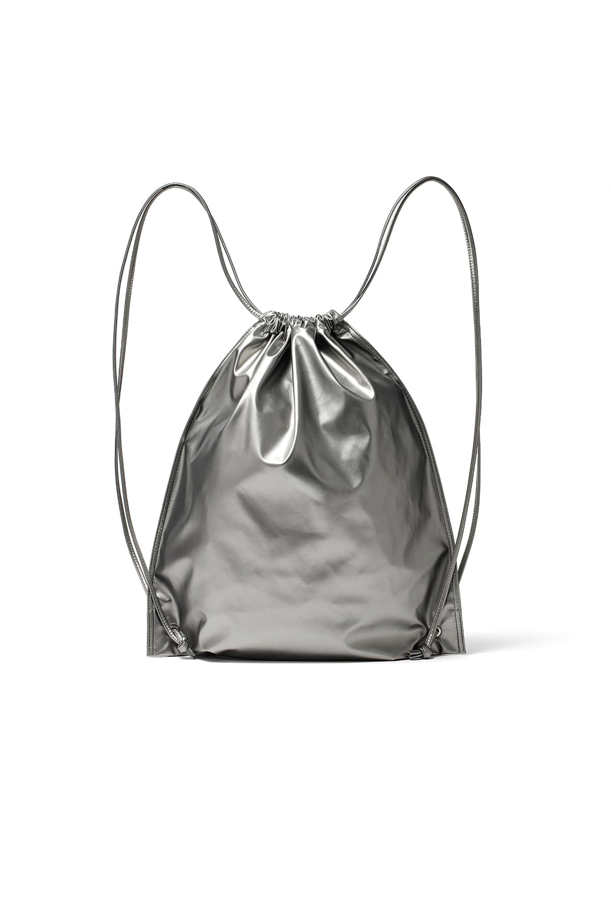 [matinkim] STRING COATING BACK PACK IN DARK SILVER