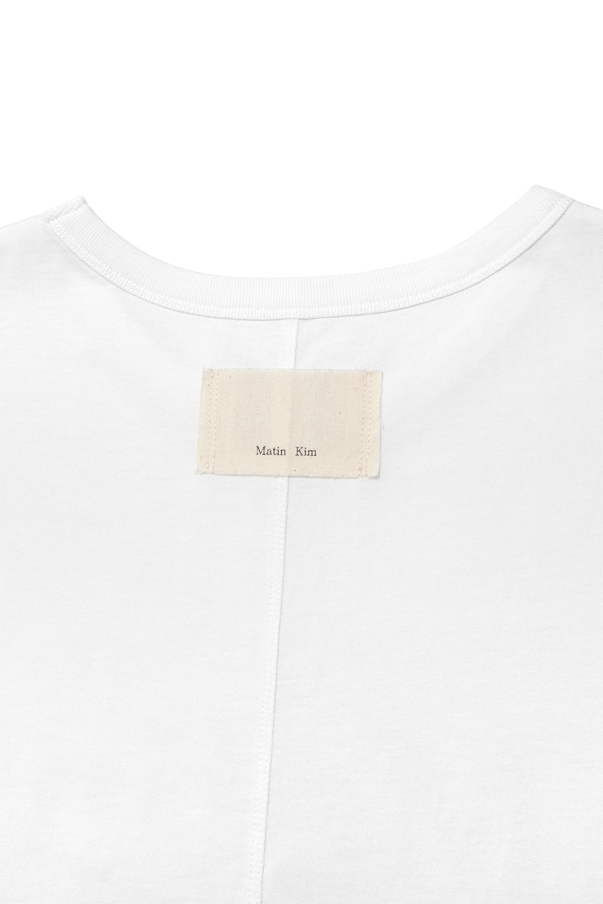 Matinkim Stitch Printing Detail Oversize Top IN White