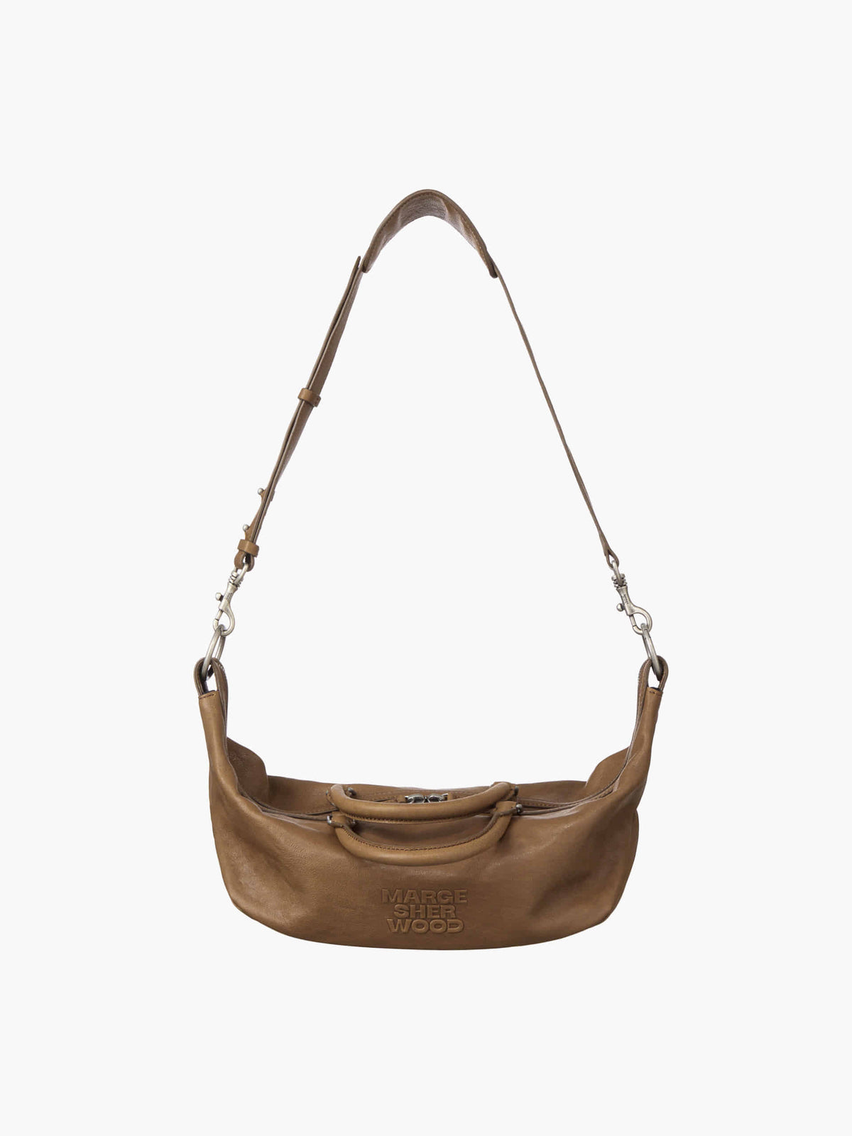 Margesherwood Dumpling EW Tote vintage camel washed nappa