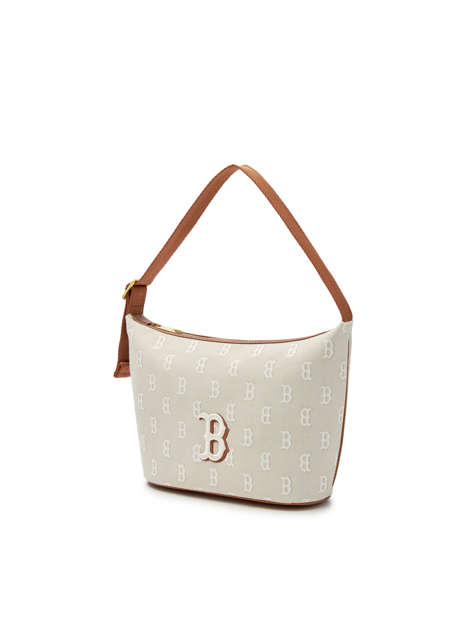 MLB Korea Classic Monogram Jacquard Hobo Bag