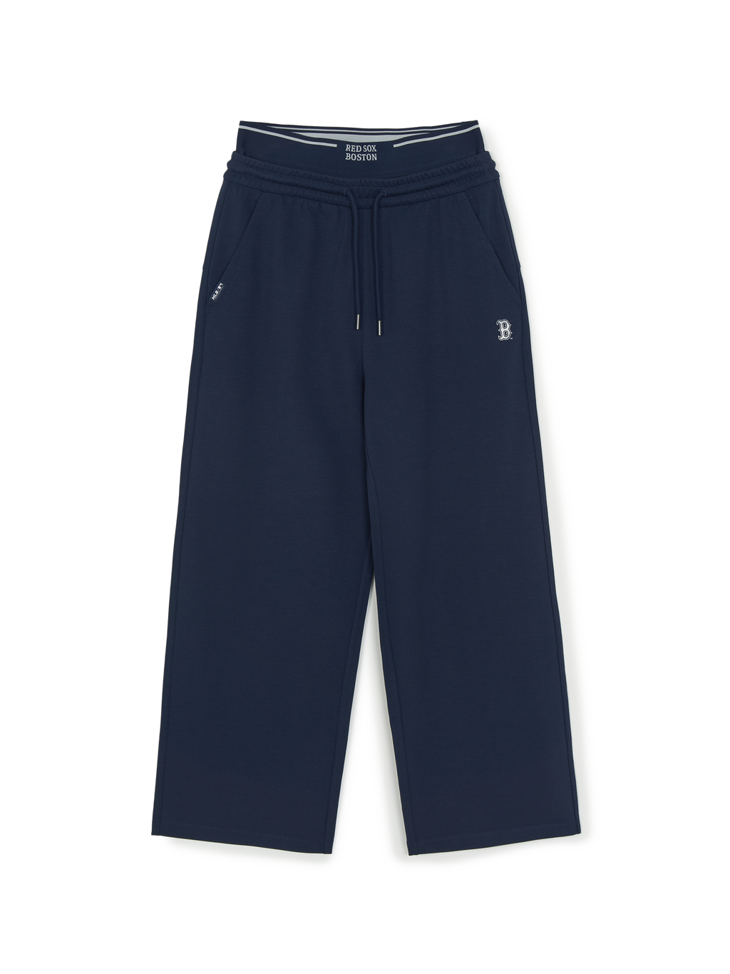 [mlb korea] Women's Basic Double Waisted Semi Wide Hip Pants