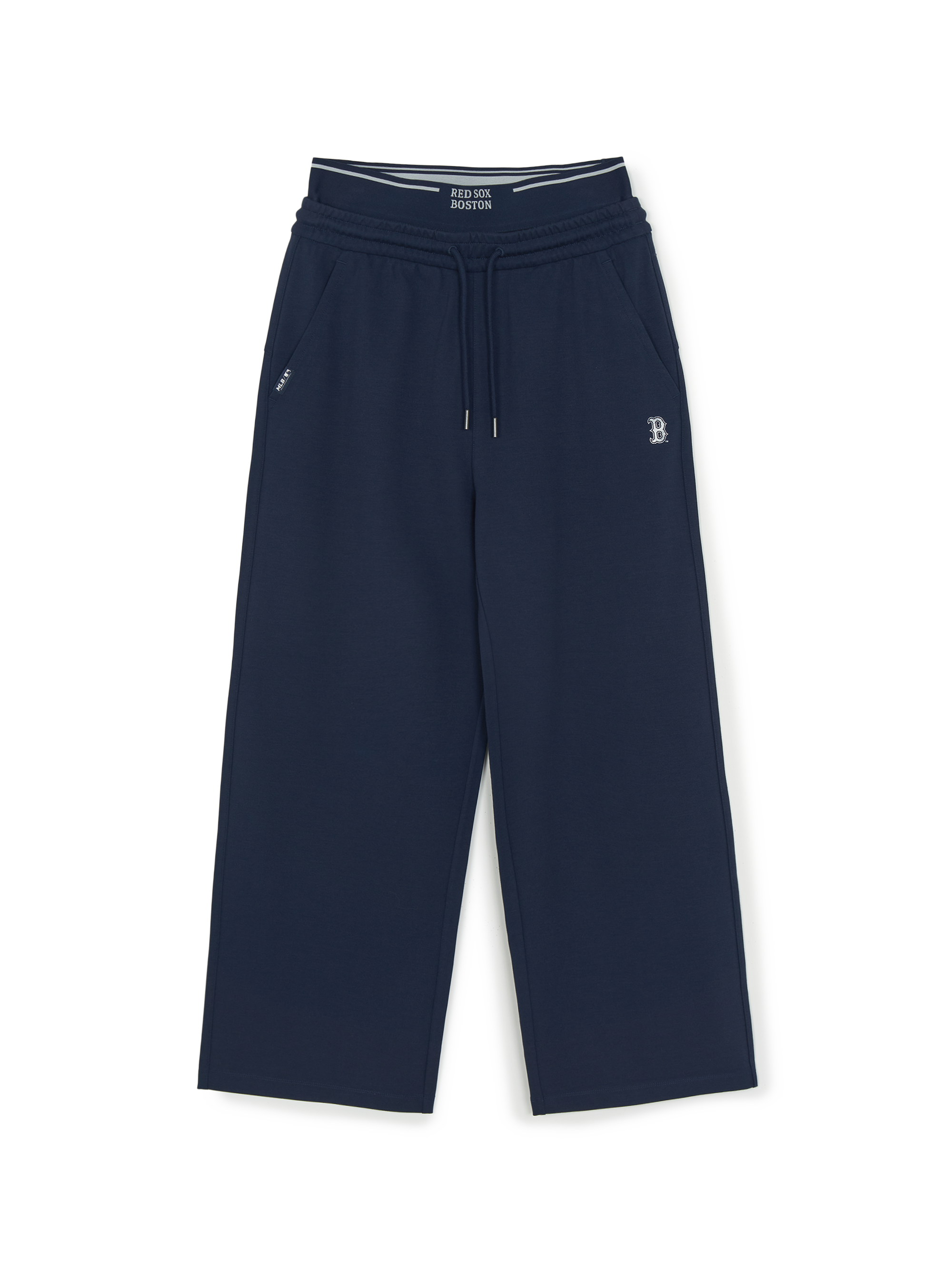 [mlb korea] Women's Basic Double Waisted Semi Wide Hip Pants