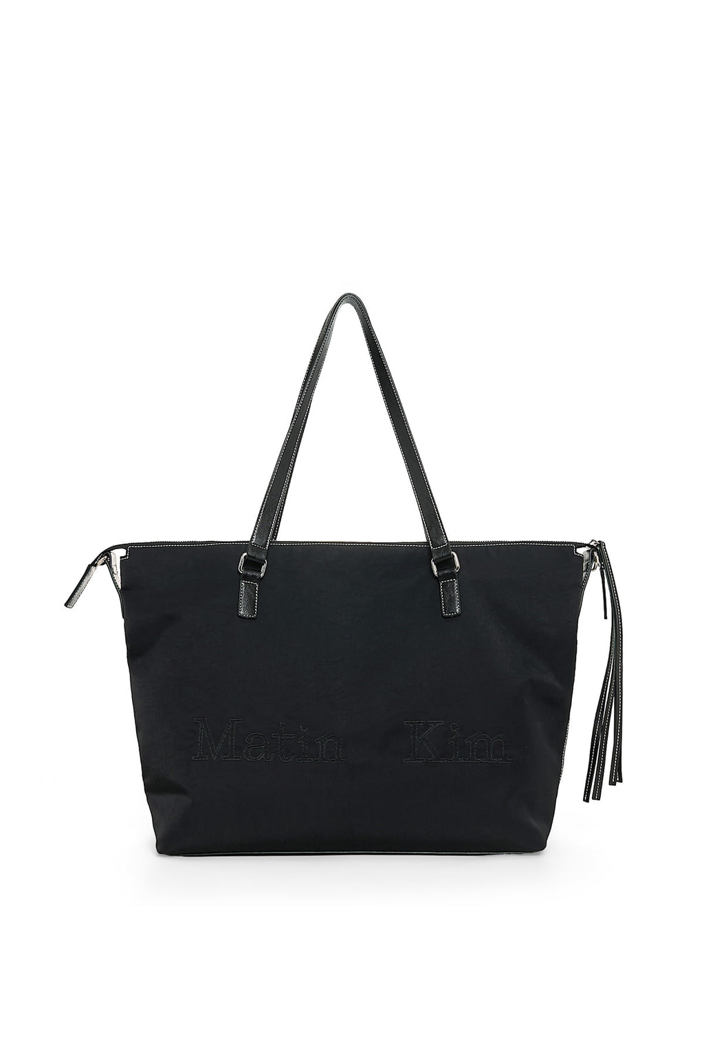 Matinkim Matin Logo Stitch Two Way Big Bag IN Black
