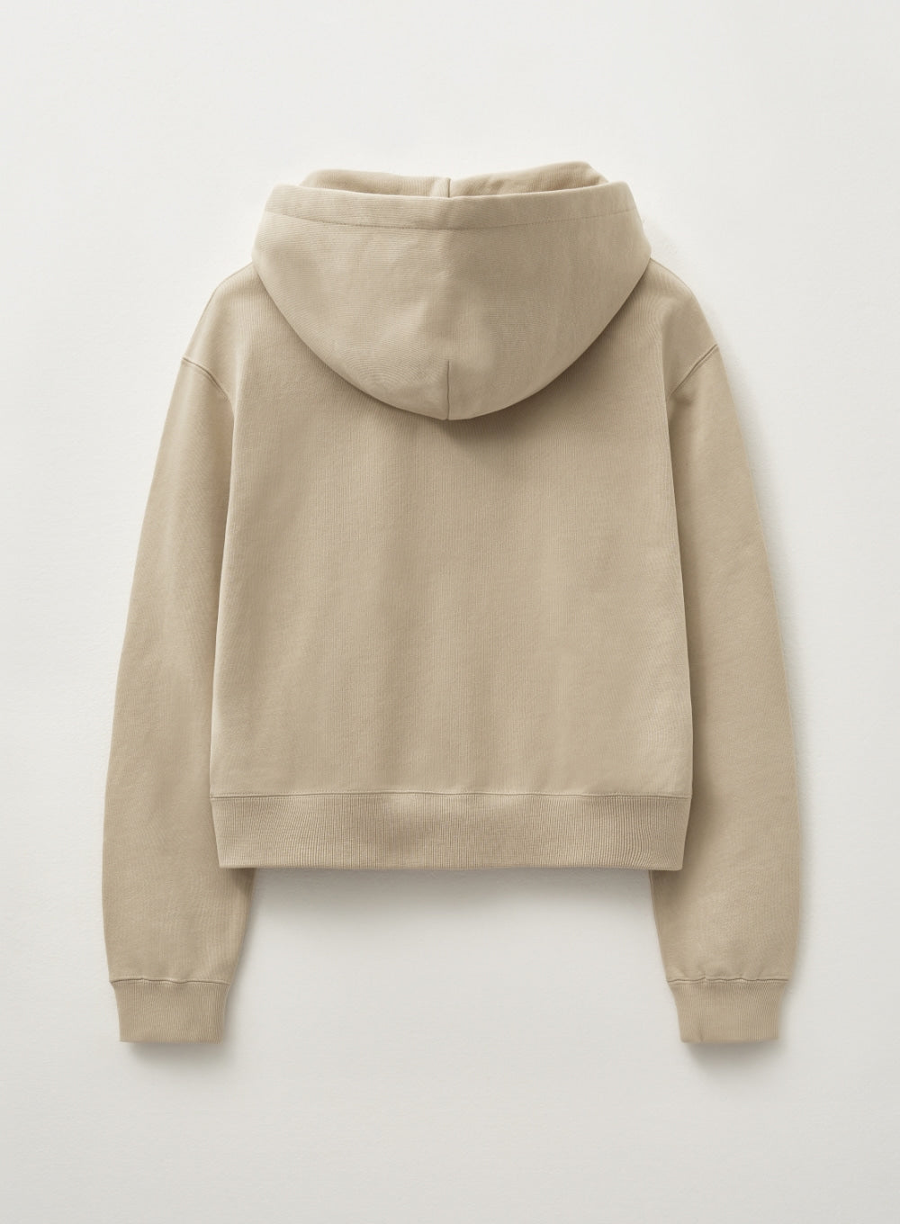 [satur] (W) Teo Cotton All Day Hood Zip-up - Beige