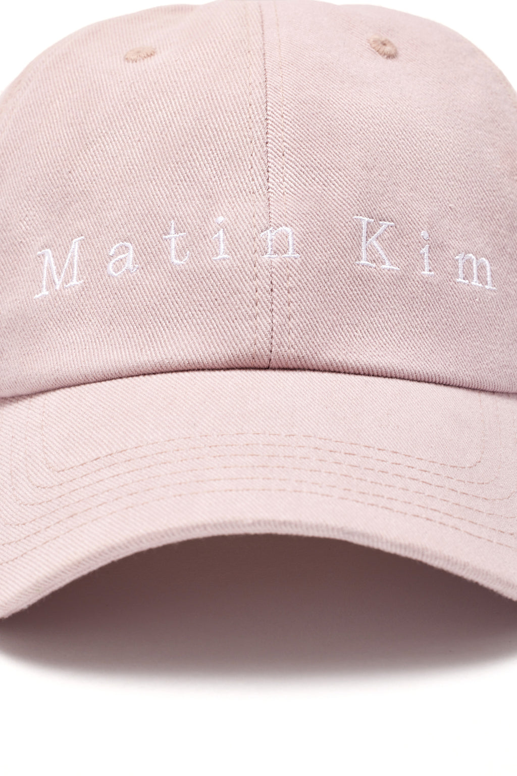 [matinkim] MATIN COTTON WASHED BALL CAP IN LIGHT PINK