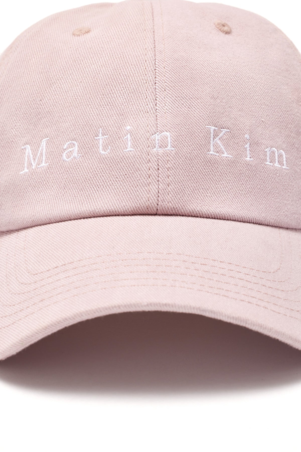 [matinkim] MATIN COTTON WASHED BALL CAP IN LIGHT PINK