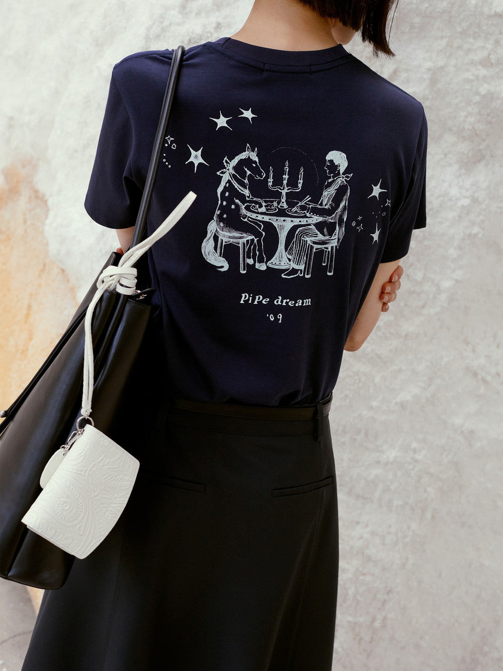 Low Classic Pipe Dream Mini T-Shirt Navy