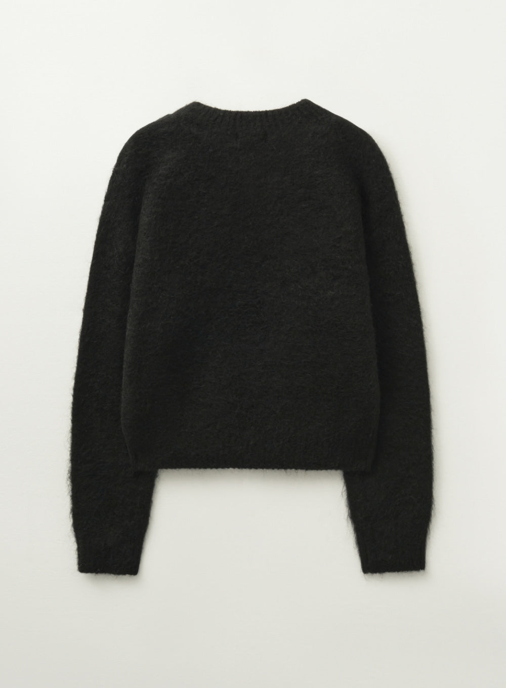 [satur] (W) Essen Two Tone Mohair Blend Knit - Black