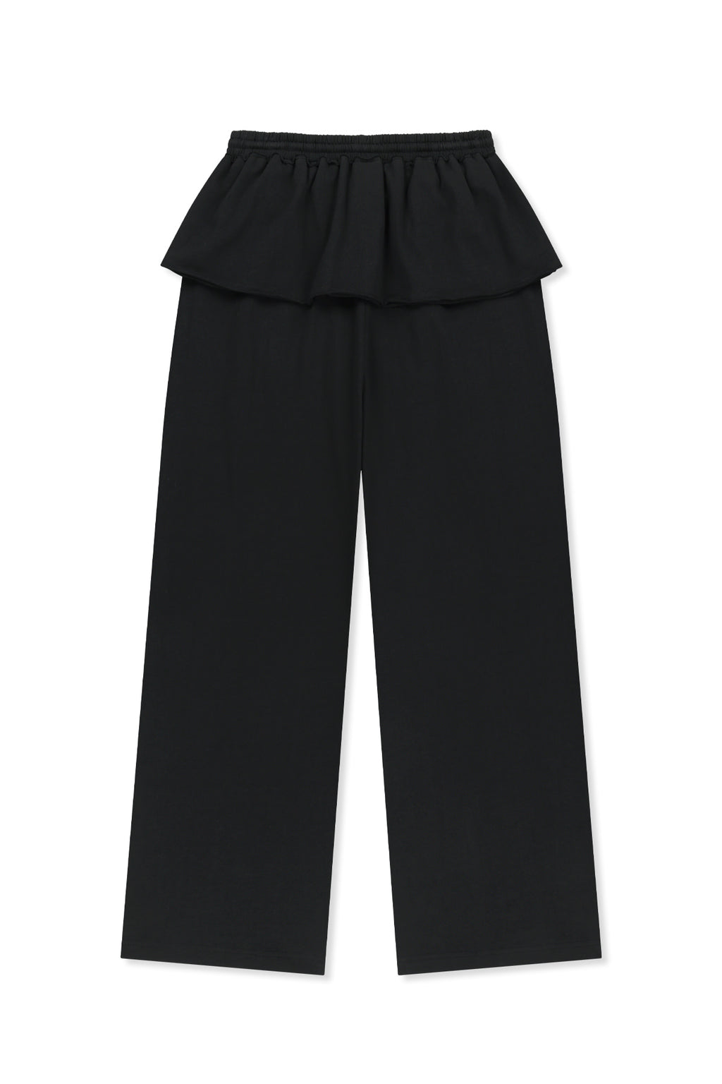 Matinkim Layered Skirt Jersey Pants IN Black