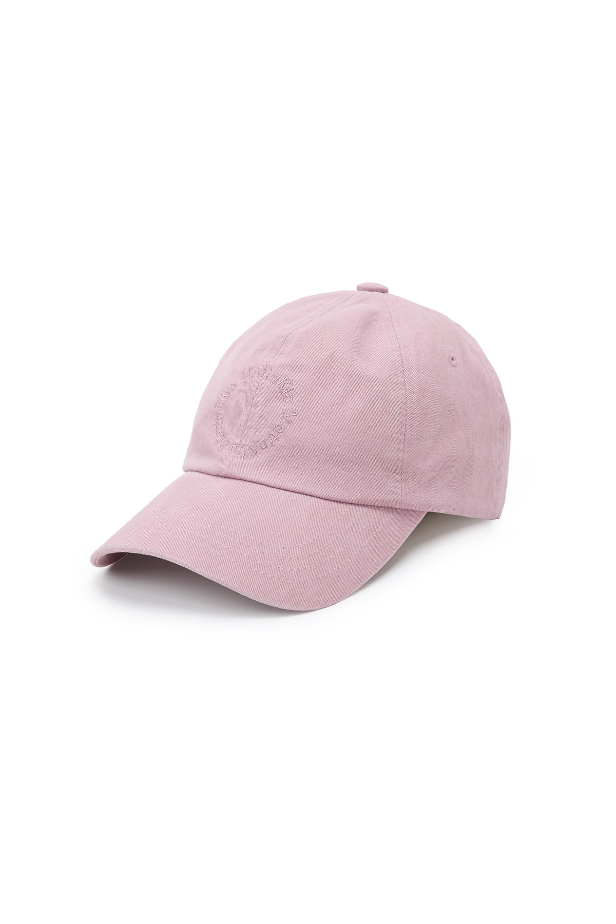 [matinkim] WASHED CIRCLE LOGO BALL CAP IN PINK