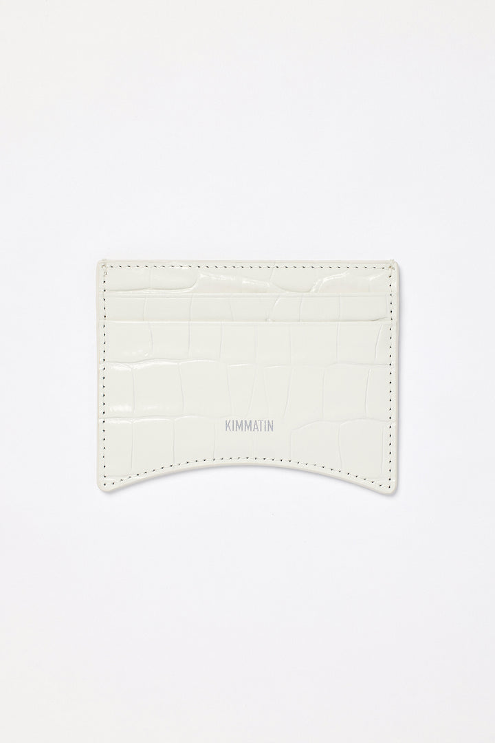 Matinkim Arch Shape Card Wallet IN Ivory