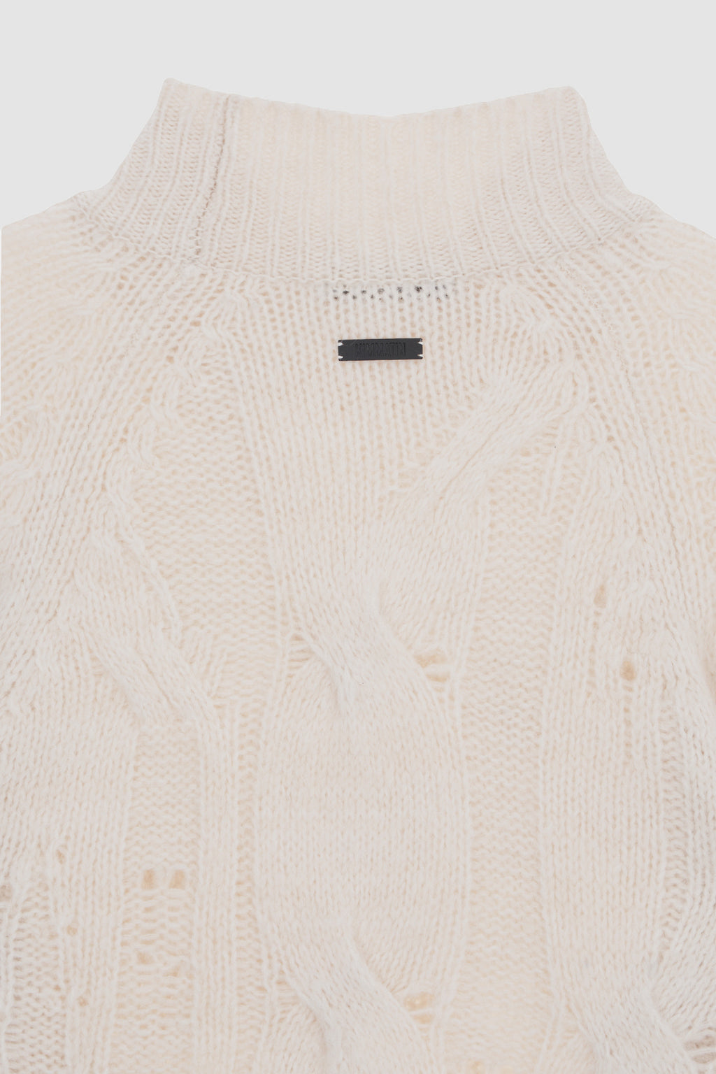 Matinkim Oversize Highneck Volume Pullover IN Ivory