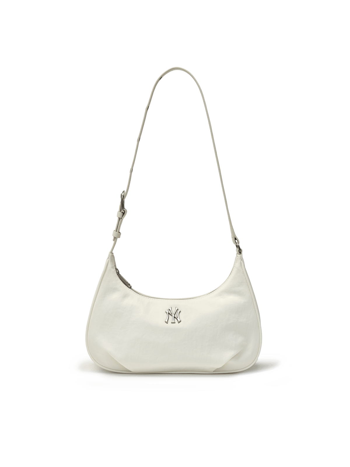 MLB Korea Basic Vintage Nylon Hobo Bag