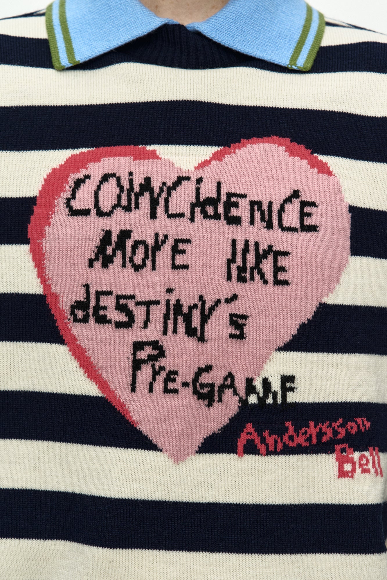 Andersson Bell Girl'S Heart Message Crew-Neck Sweater