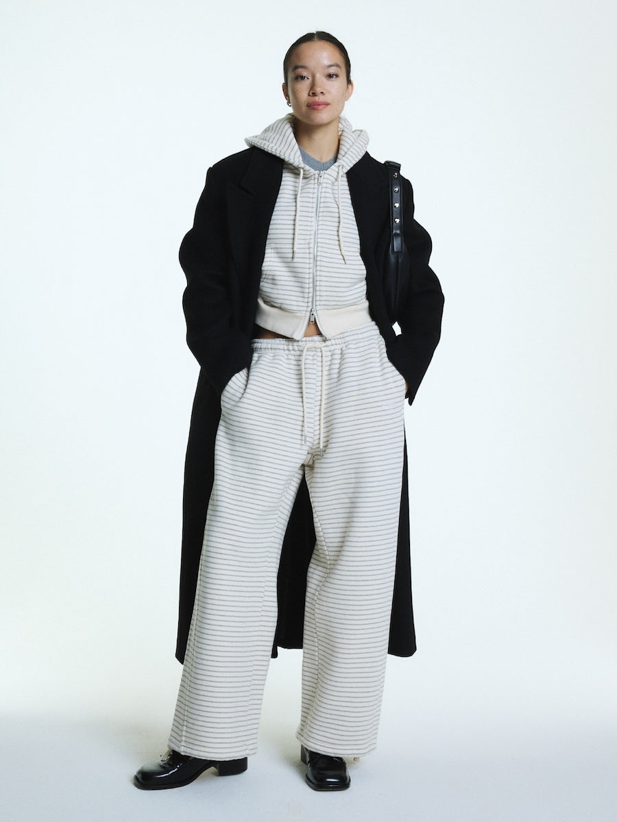 GLOWNY G Drawstring Sweatpants (Stripe)