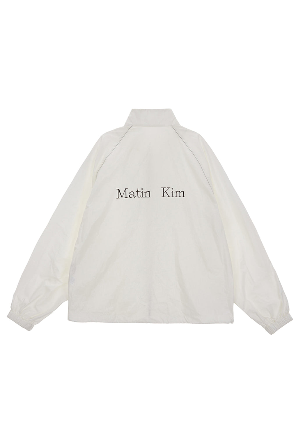 Matinkim Matin Kim Logo Coating Jumper For Men IN Ivory