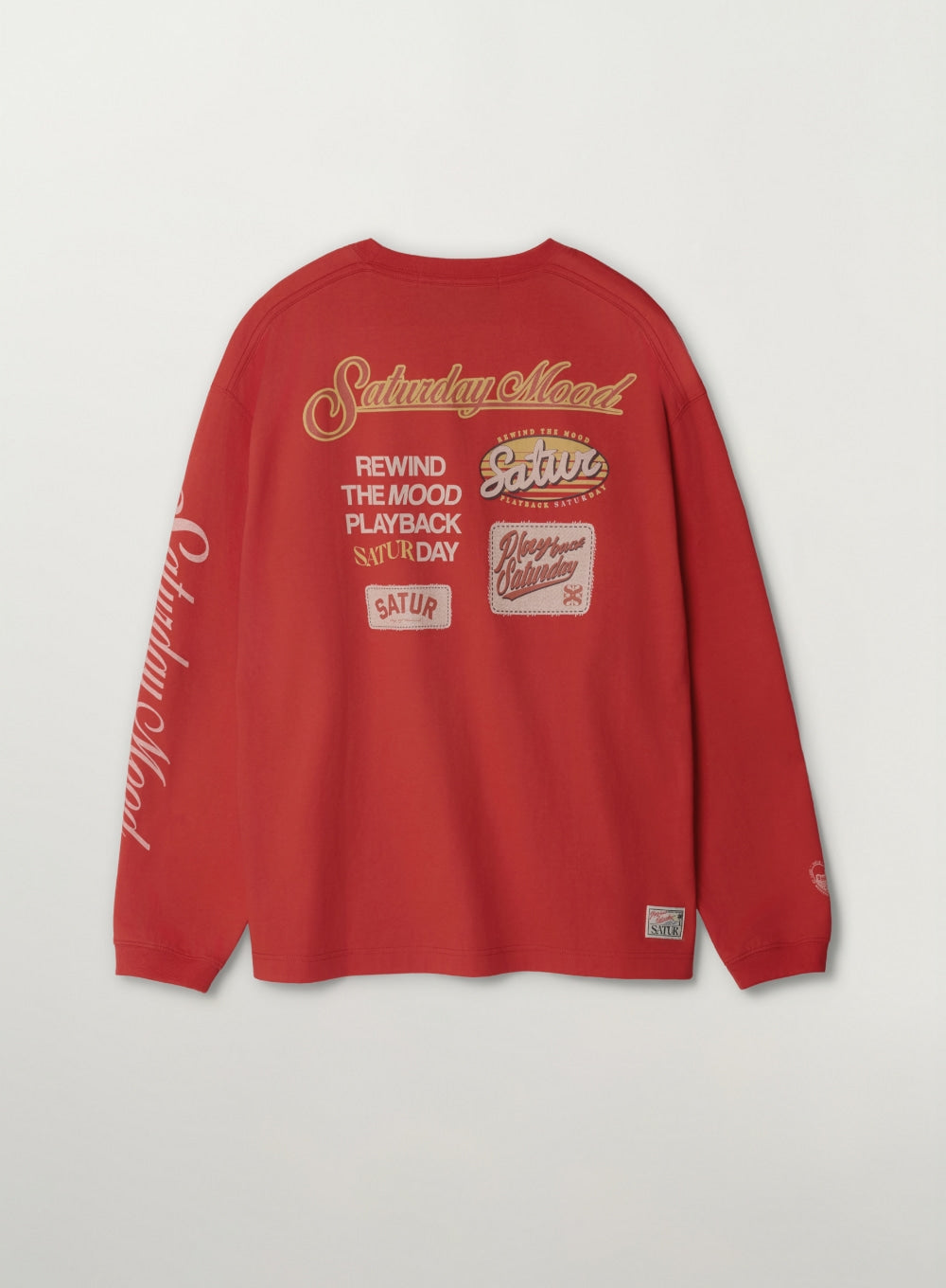 satur 90s Playback Long Sleeve - Red
