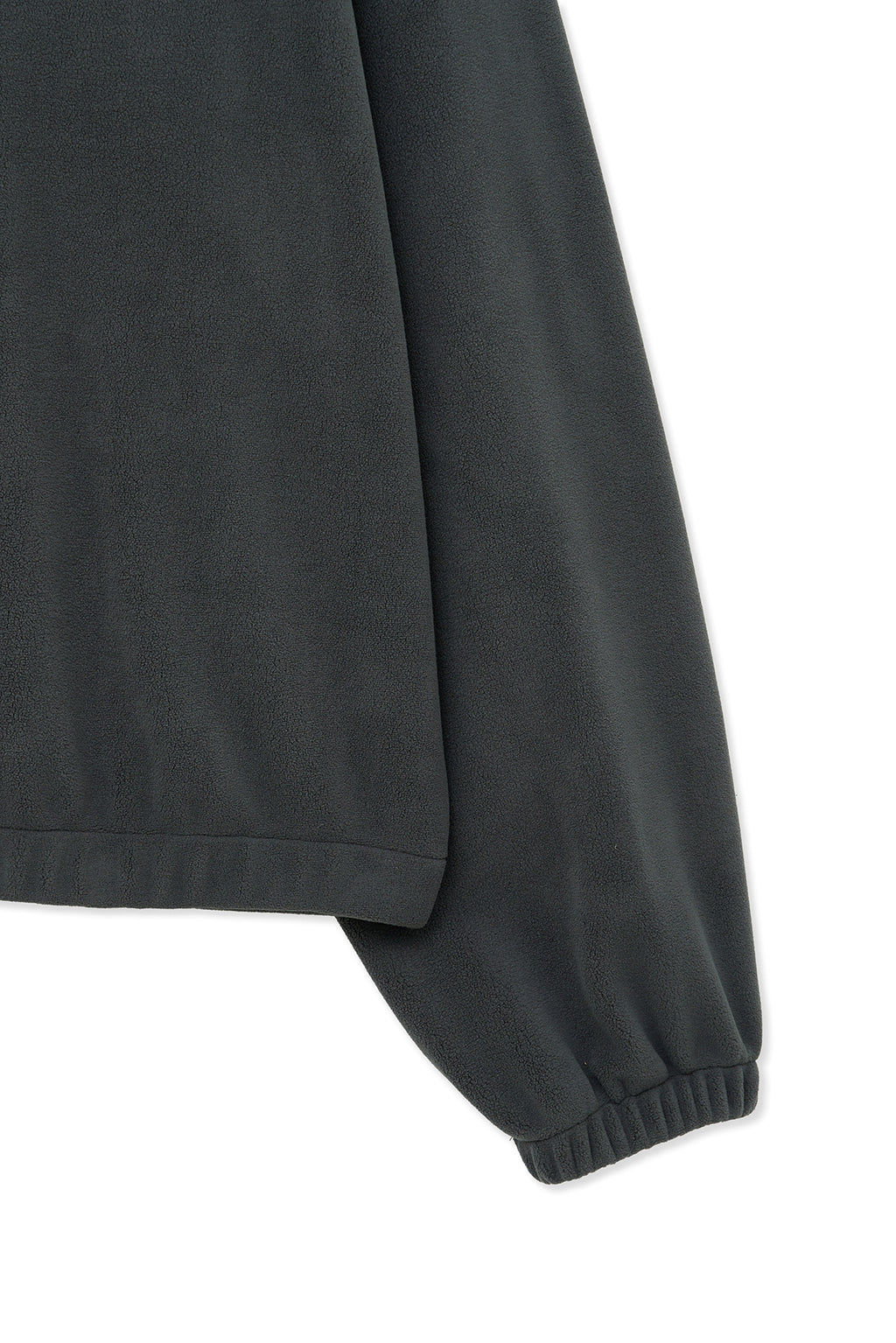 Matinkim Sherpa Fleece Half Zip UP Top IN Charcoal