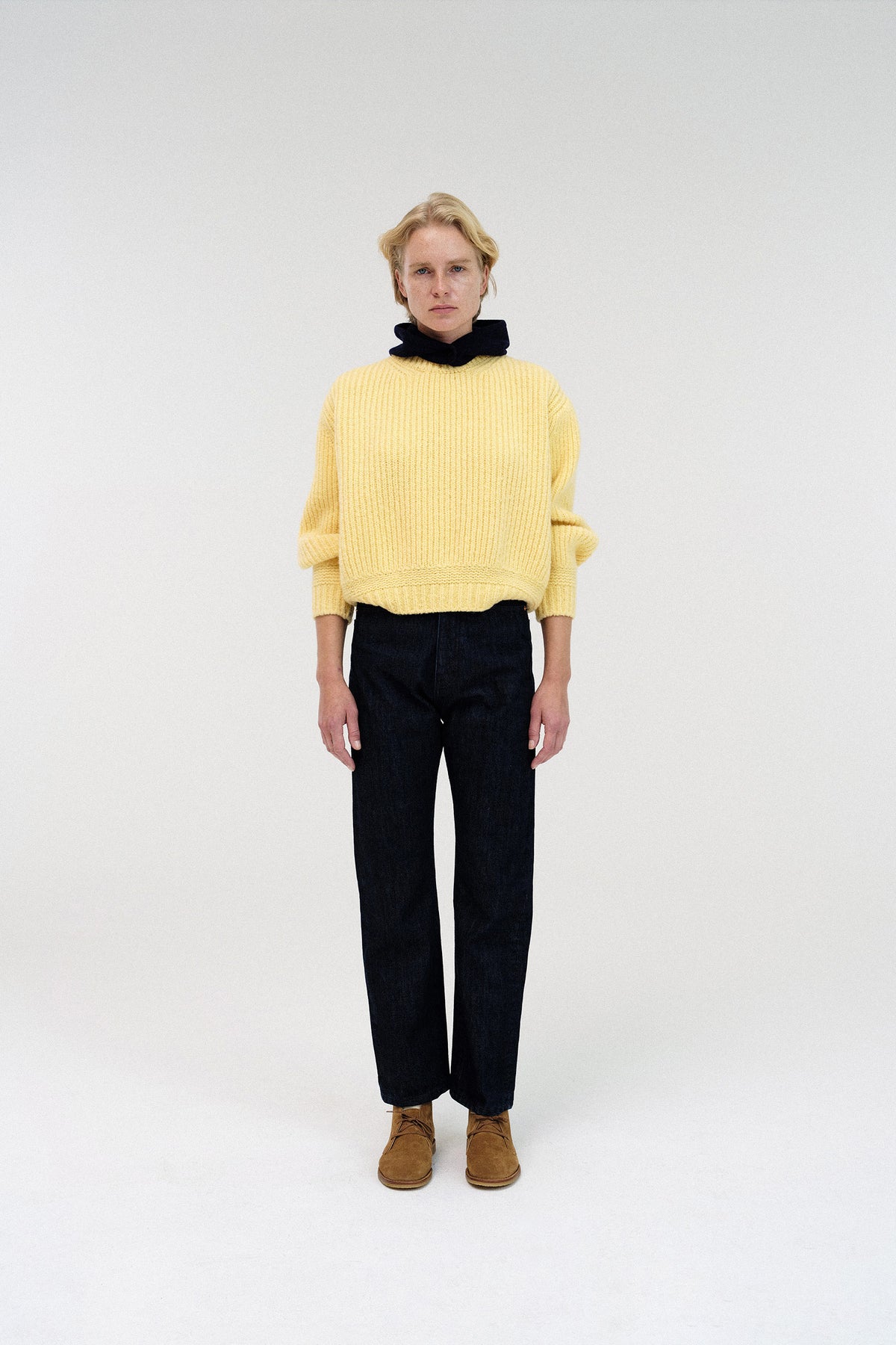 Nothing Written Tobu volume wool knit (Yellow)