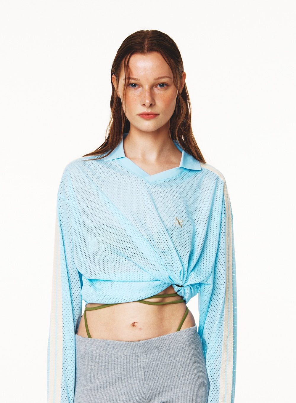 [satur] Lausanne Mesh Football Shirt - Sky Blue