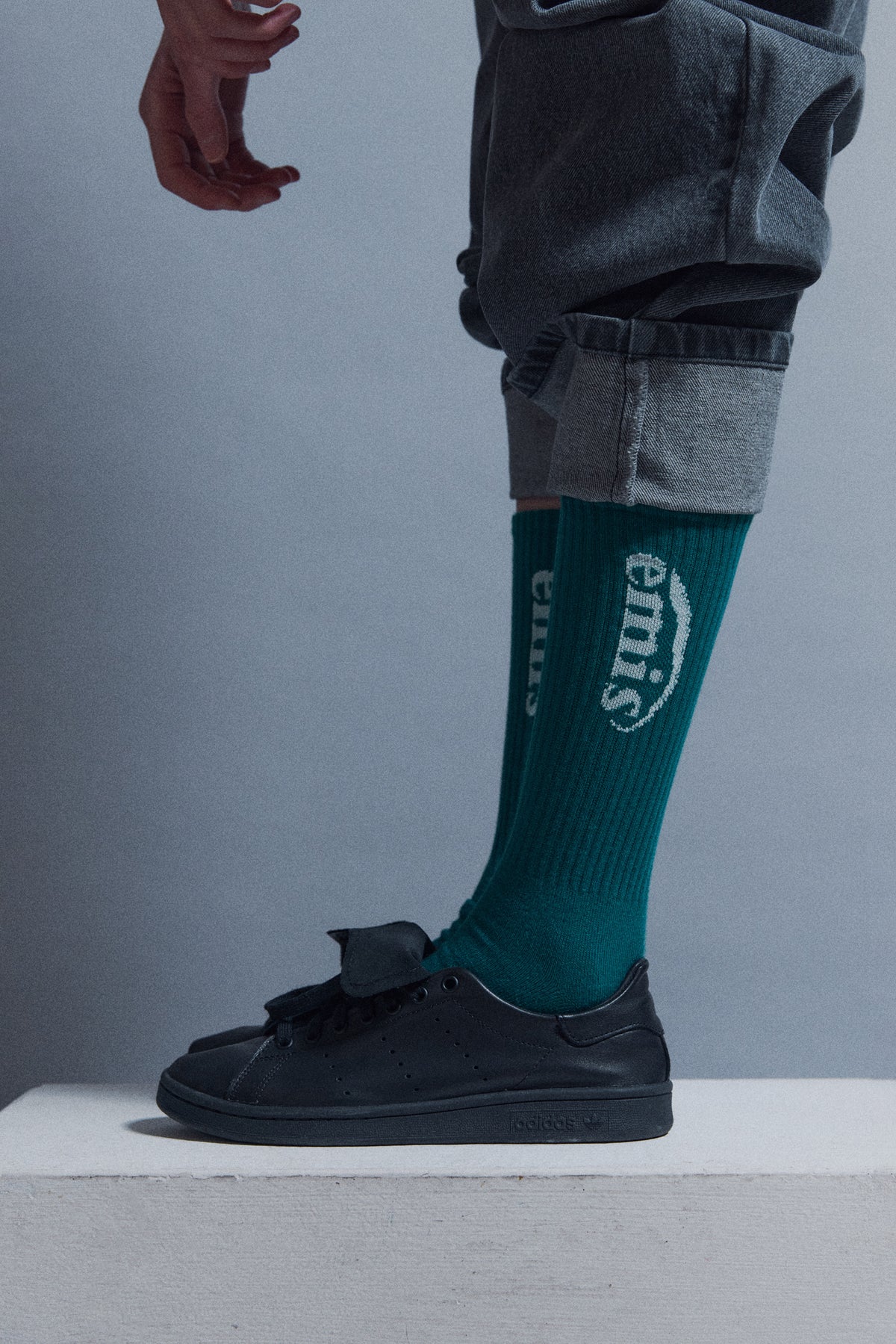 Emis New Logo Jacquard Socks-Green