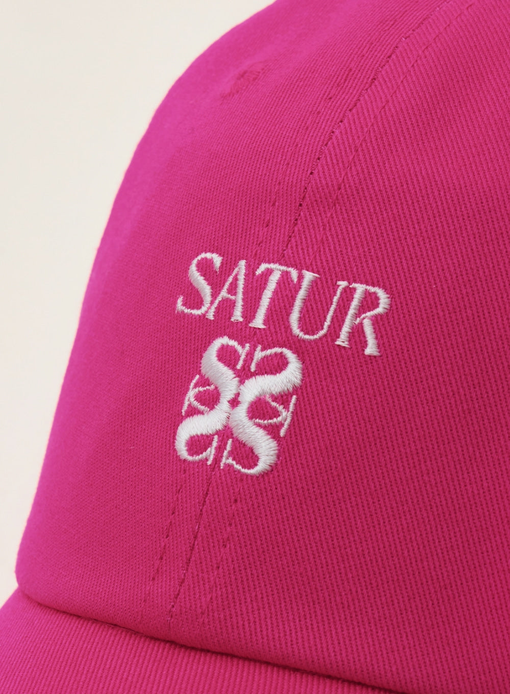 [satur] Classic Logo Ball Cap - Pink