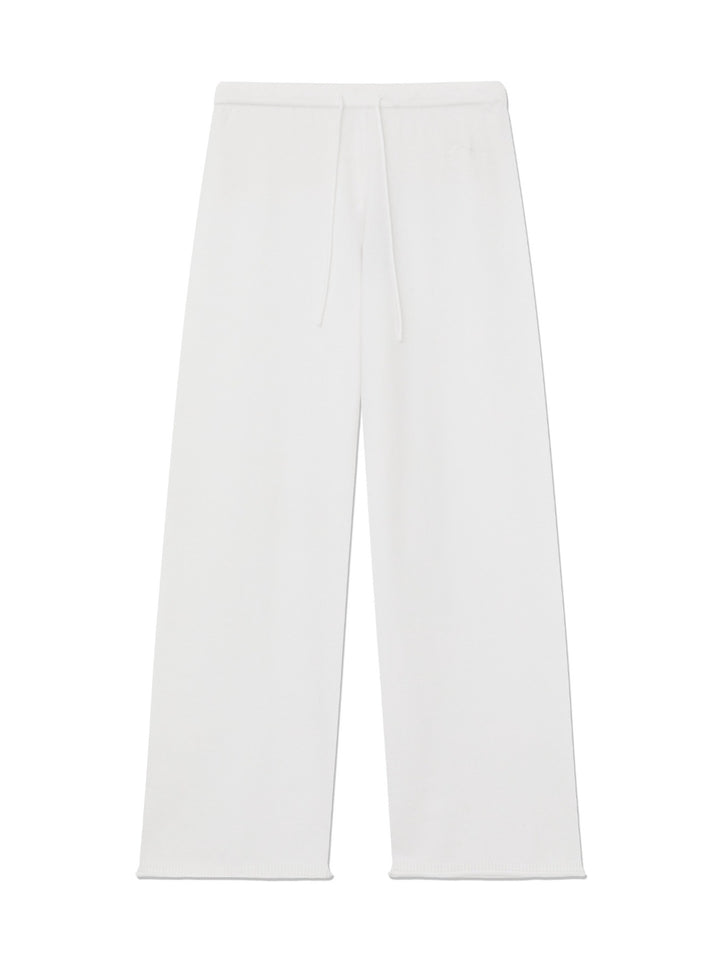 GLOWNY G Hug Knit Pants (White)