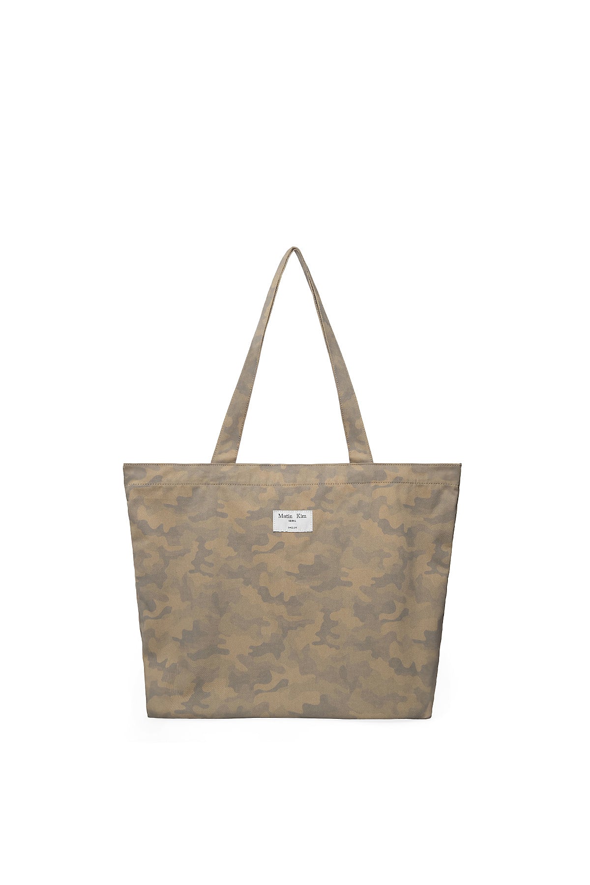 Matinkim Matin Washed Pattern Ecobag IN Khaki